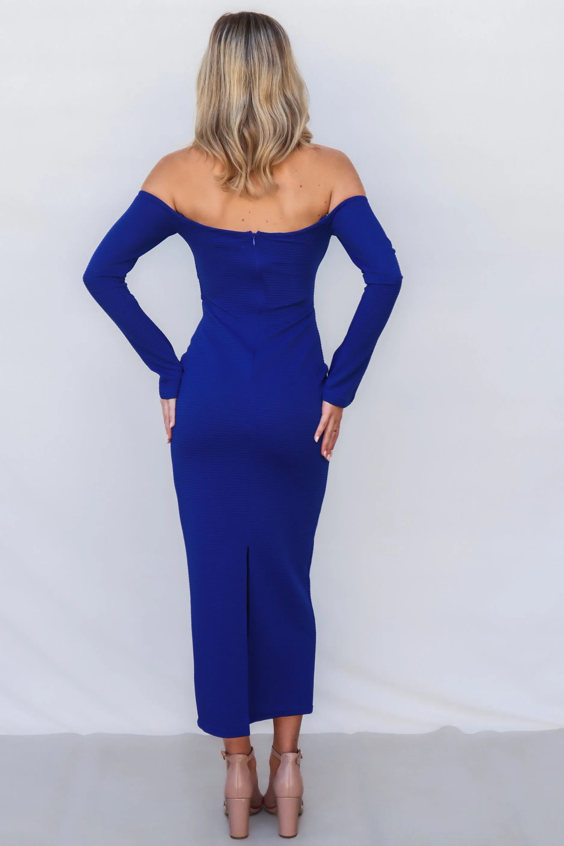 Everton Midi Dress - Cobalt Blue