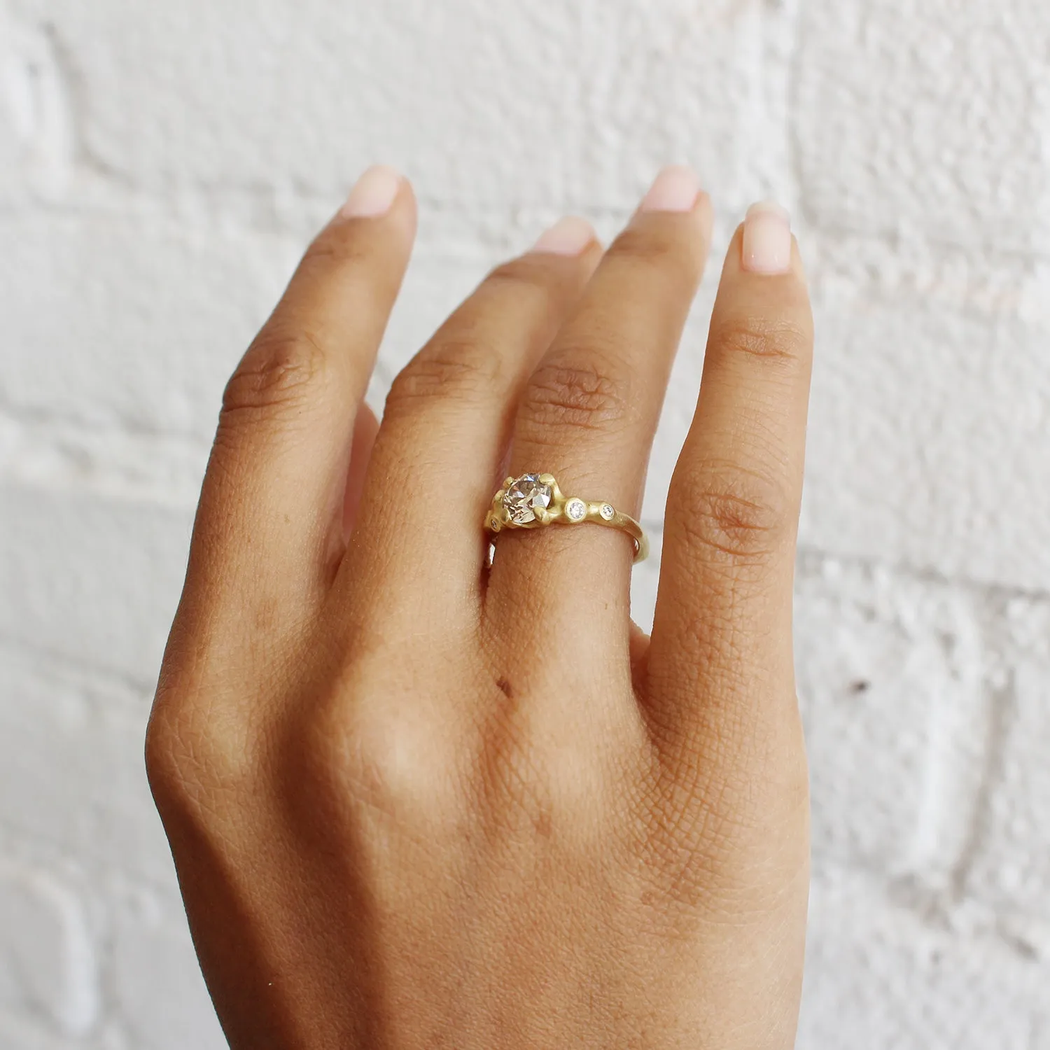 Fancy Diamond Cluster Ring