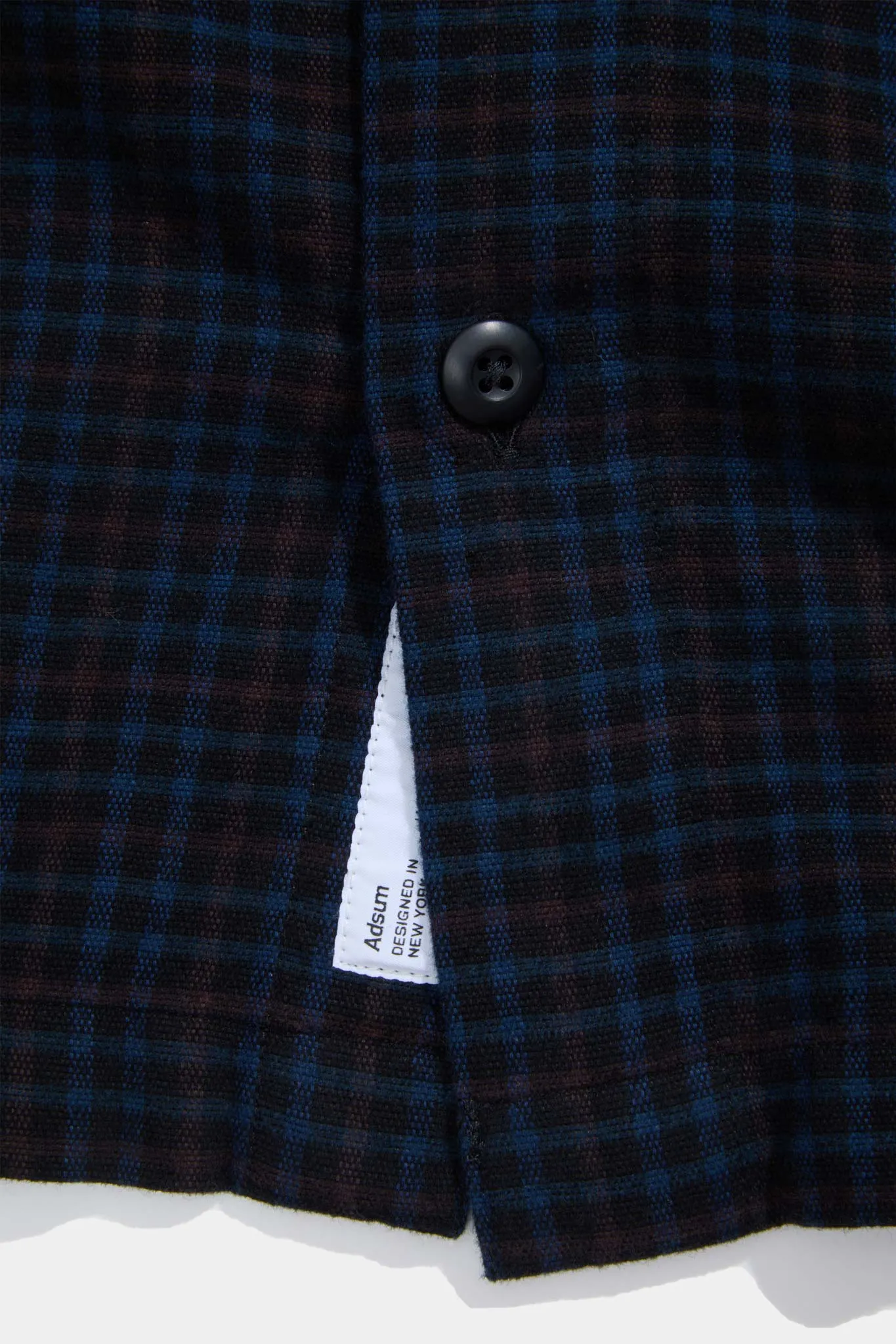 Flat Hem Workshirt - Navy Check