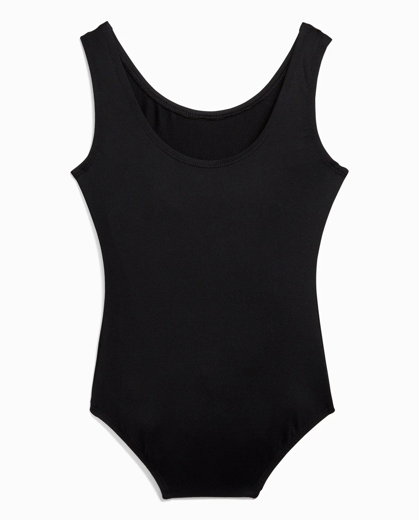 Girl's Nylon High Neck Tank Leotard