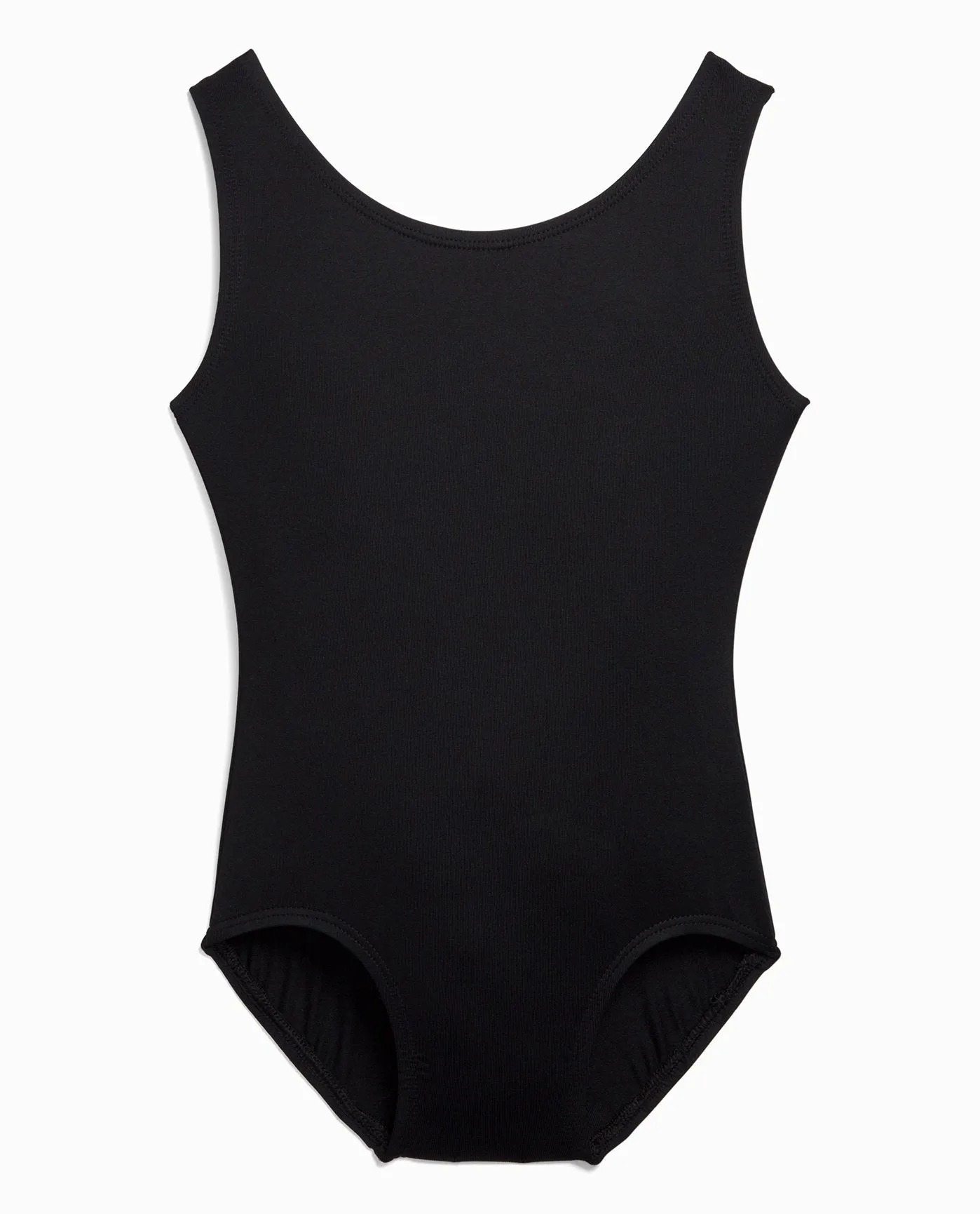 Girl's Nylon High Neck Tank Leotard