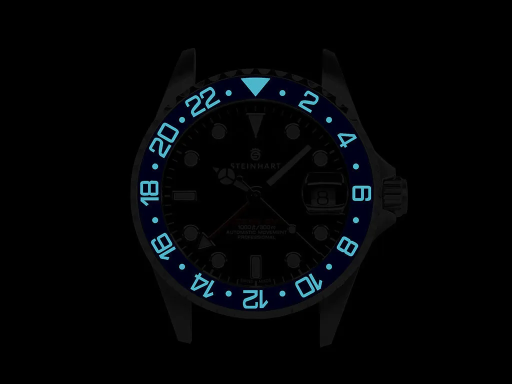 GMT Style Ceramic Bezel Insert Blue