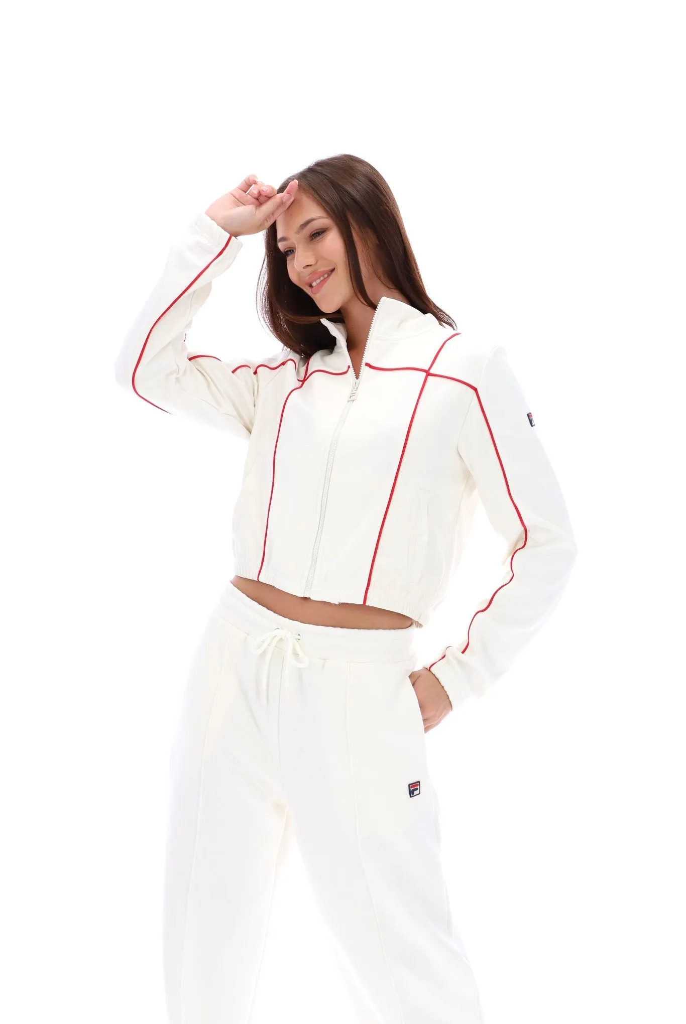 Haiden Cropped Track Top