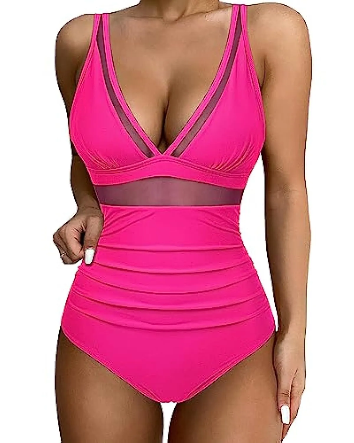 High Waist One-piece Swimsuit