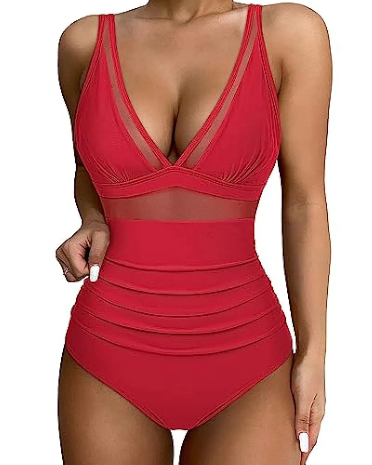 High Waist One-piece Swimsuit