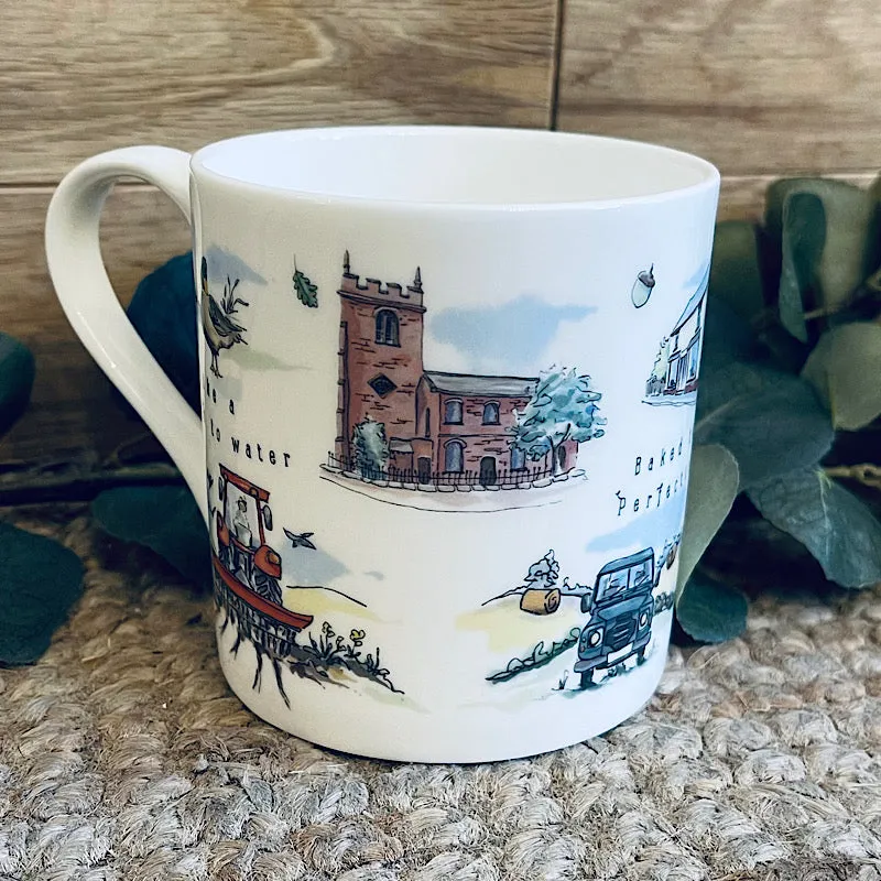 Holmes Chapel Fine Bone China Mug