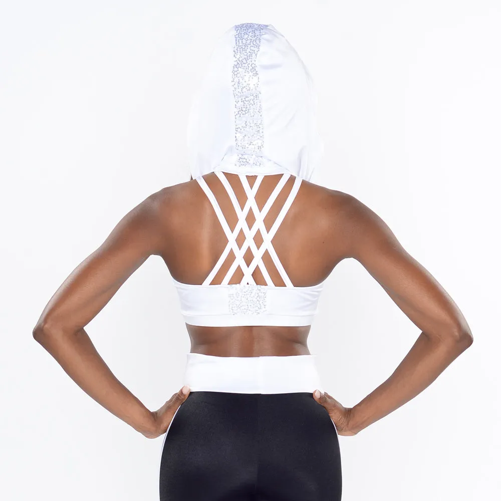 Hooded Halter with Crossing Straps