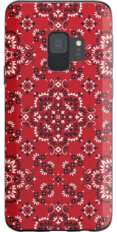 I'm with the Band | Red Bandana Print Samsung Case