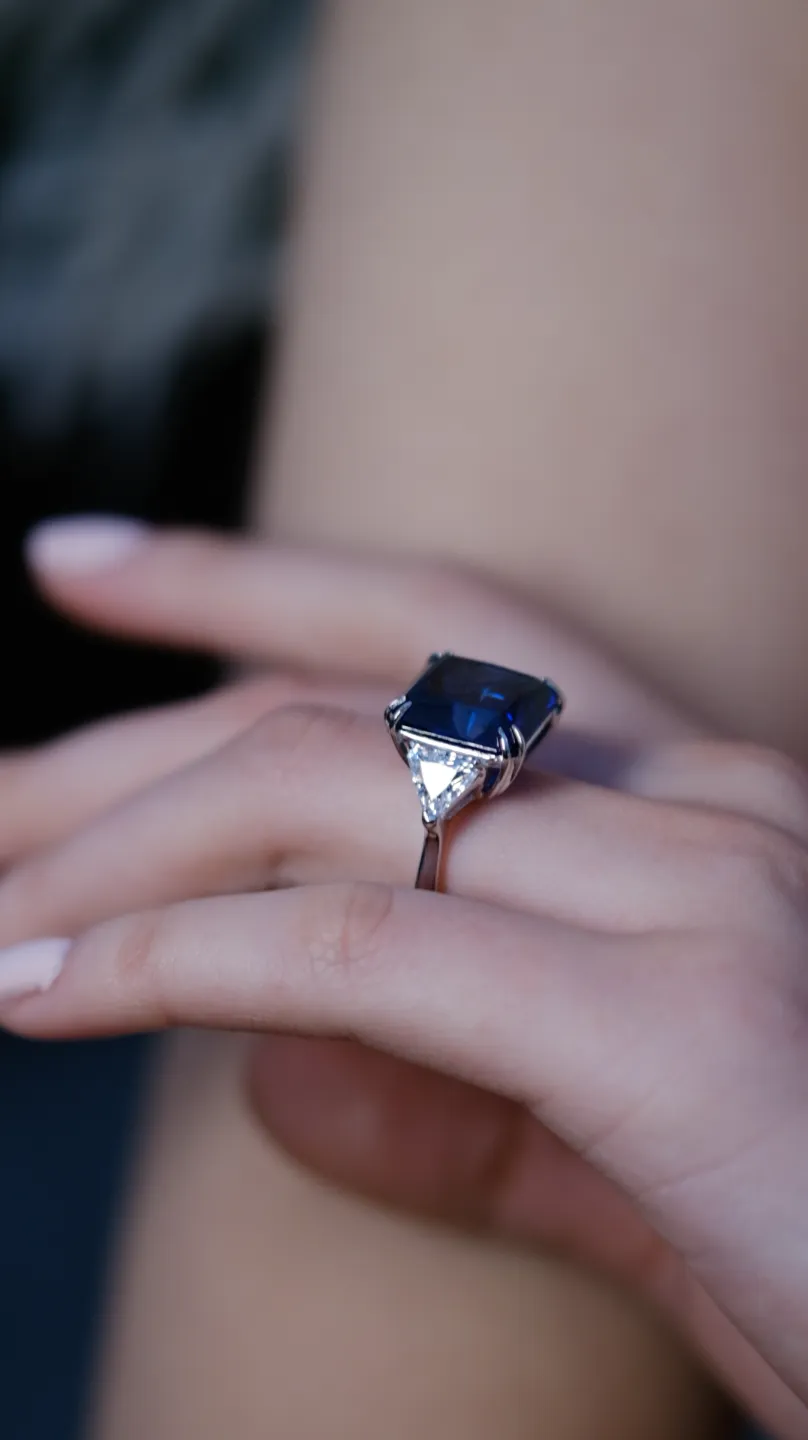 Jessica Sapphire Cocktail Ring