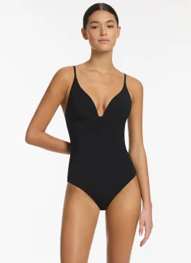 Jetset Clean Moulded One Piece - Black