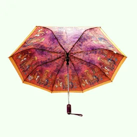 King Procession Digital Printed Umbrella (3-Fold)