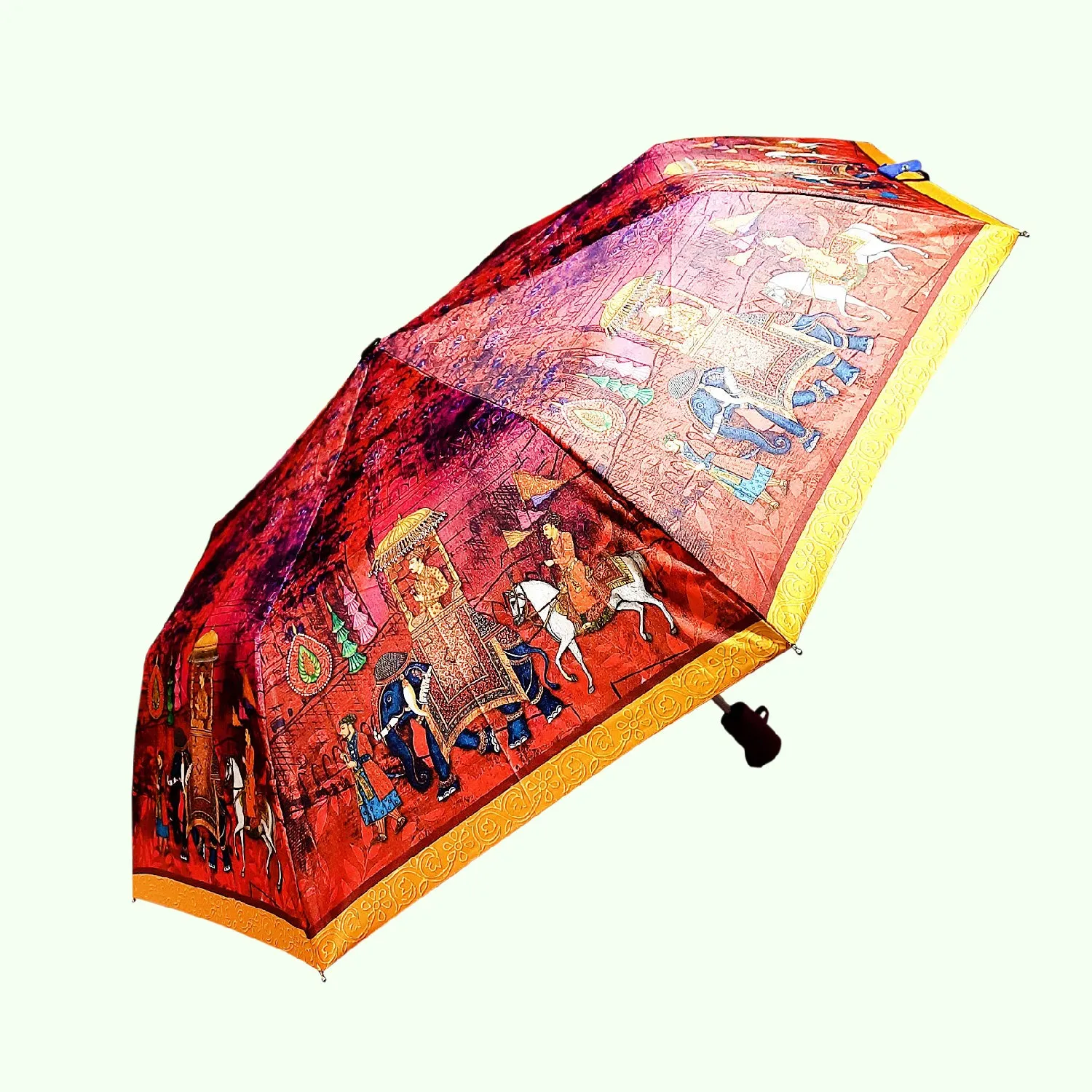 King Procession Digital Printed Umbrella (3-Fold)