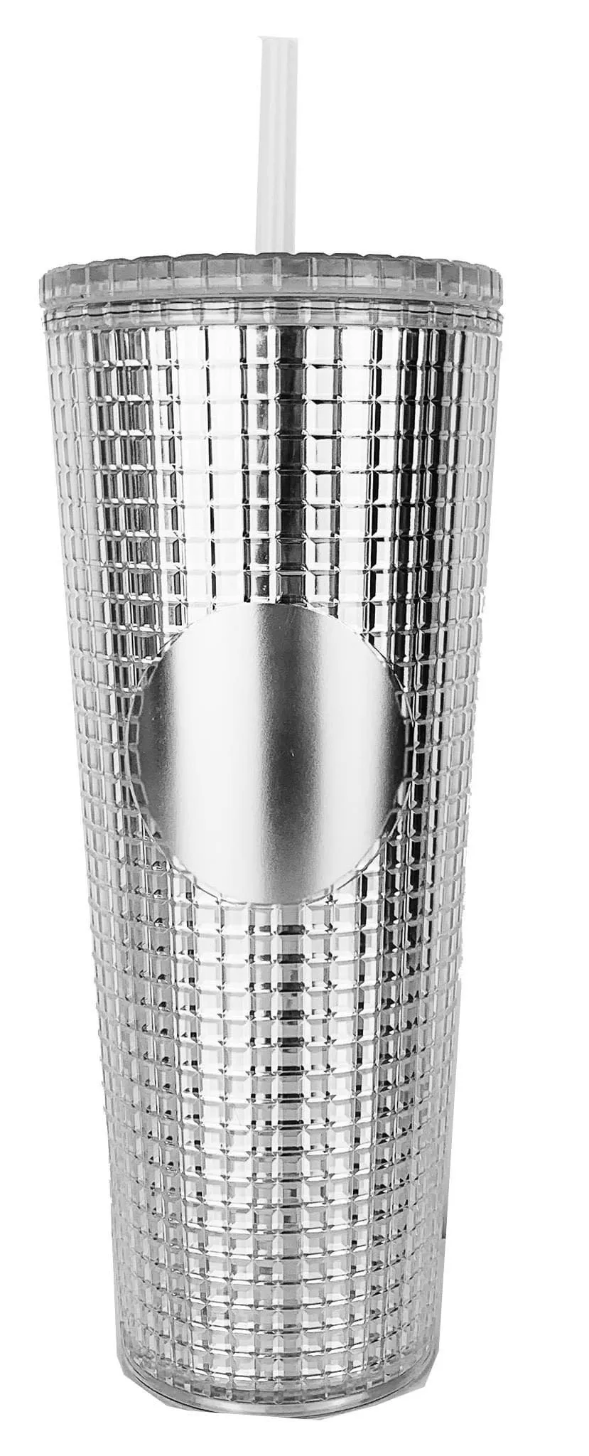 #L660 Grid Tumbler (SILVER)