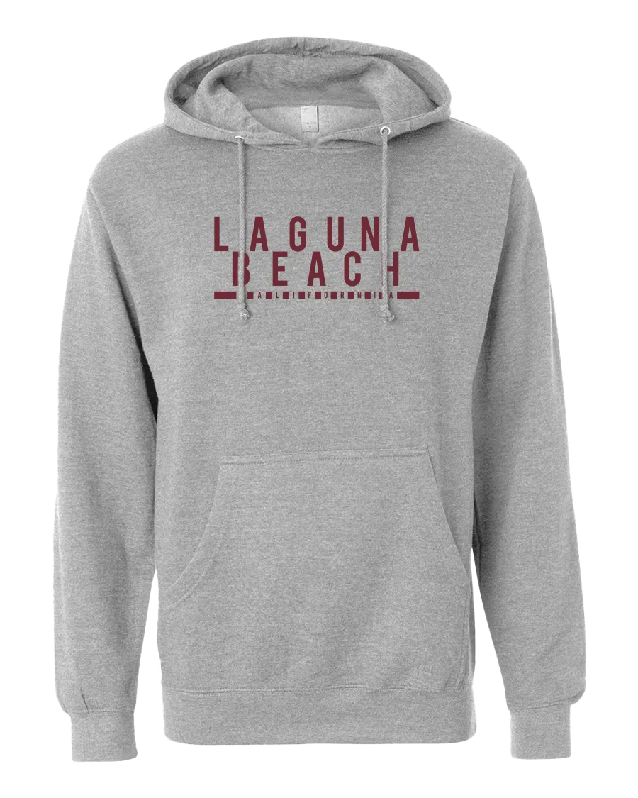 Laguna Beach Block Hoodie - Grey Heather