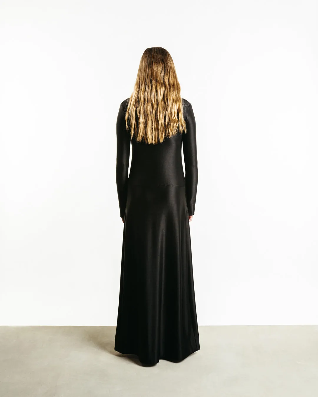 Long High-Neck Dress