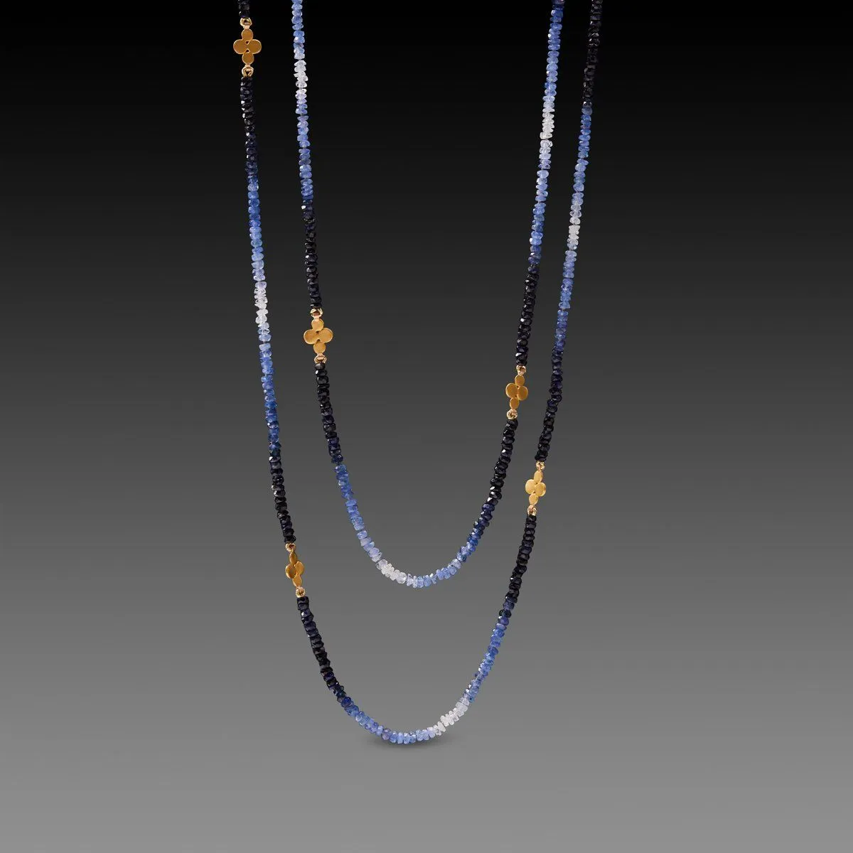 Long Ombre Sapphire Necklace