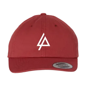 LP Logo Red Washed Dad Hat