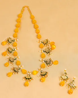 Mango Mint Handcrafted Necklace