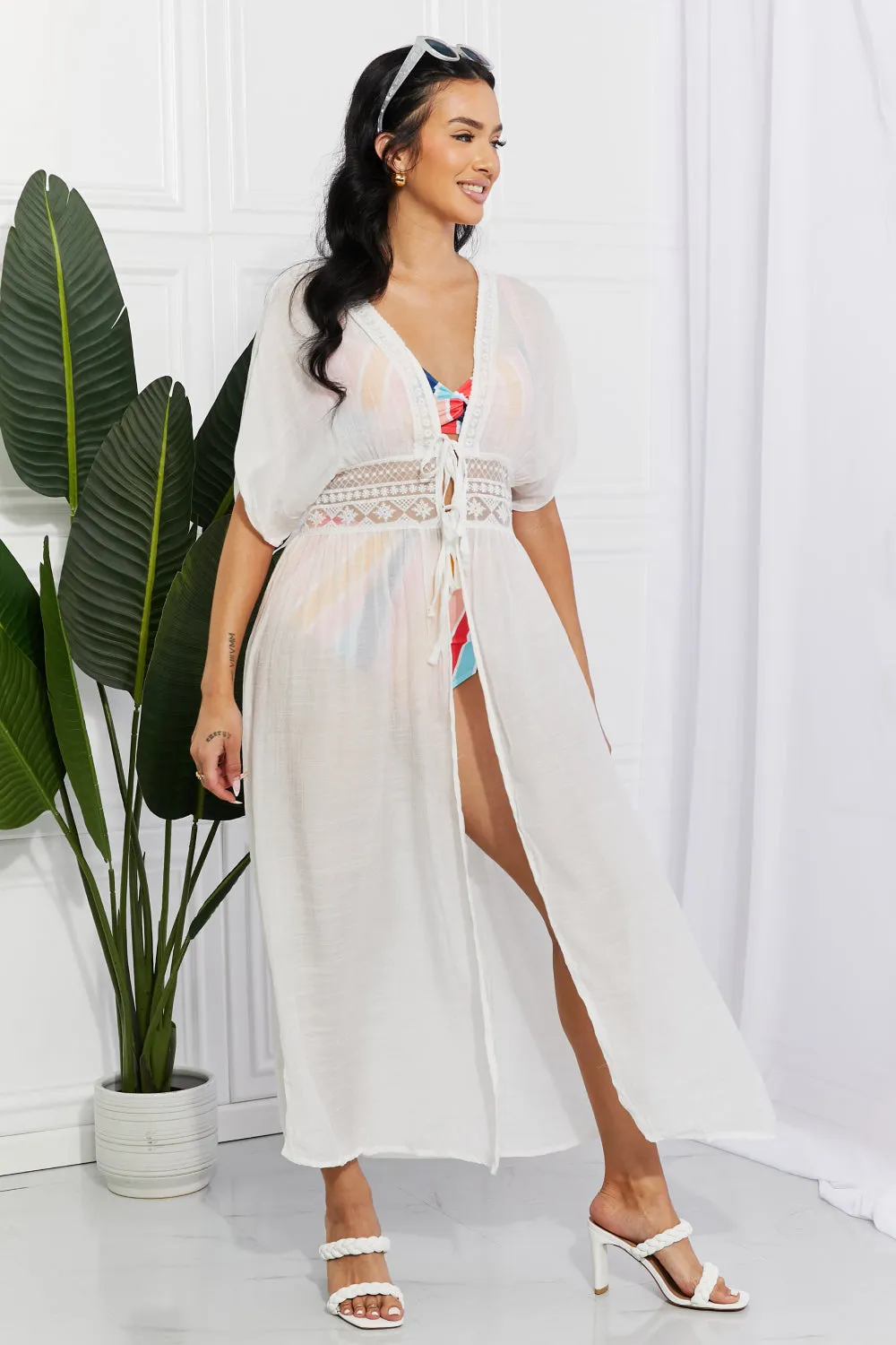 MARINA WEST Swim, Sun Goddess Tied Maxi Cover-Up