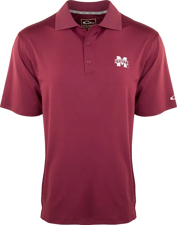 Mississippi State Performance Stretch Polo