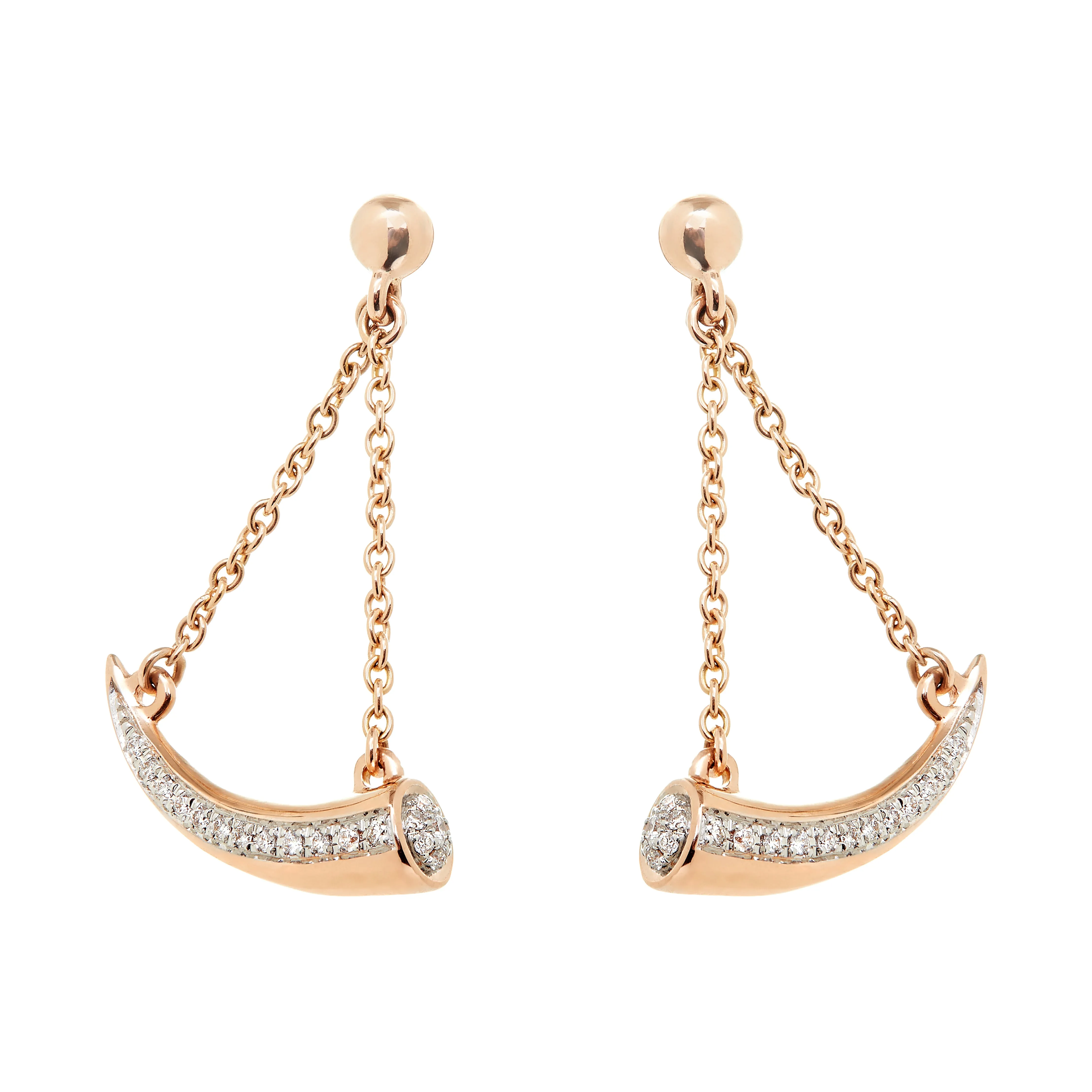 Mosi-oa-Tunya Earrings - Diamonds