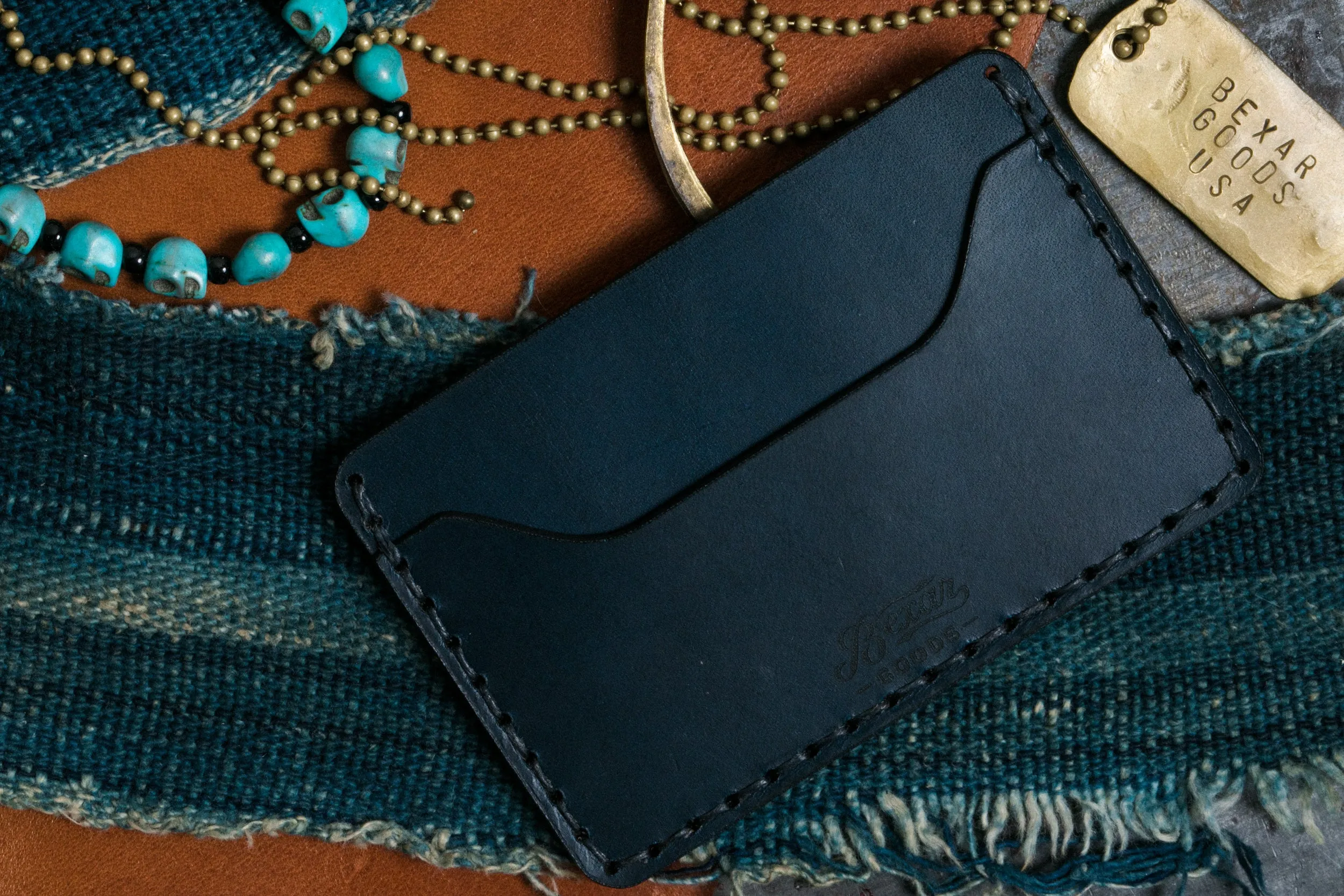 Navy Slim Wallet