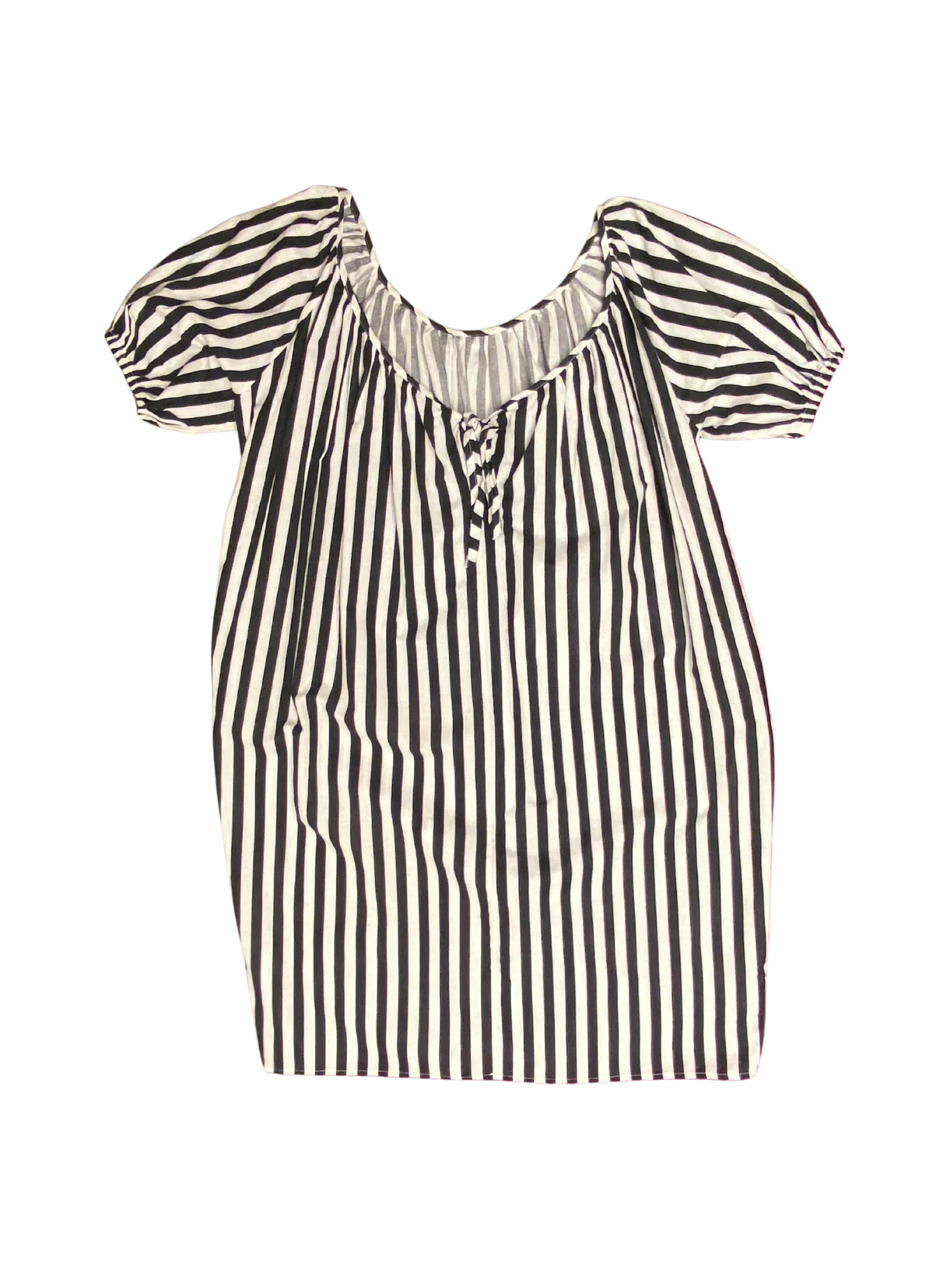 One Size - Blanca Black and White Stripe