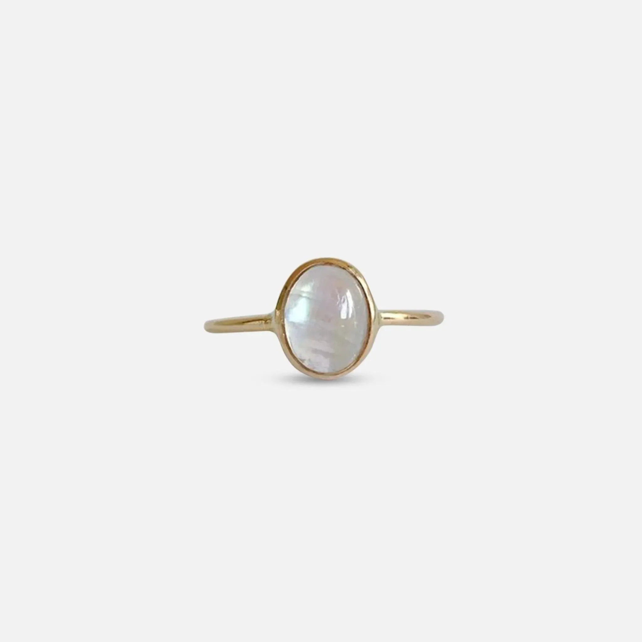 Oval Moonstone Ring