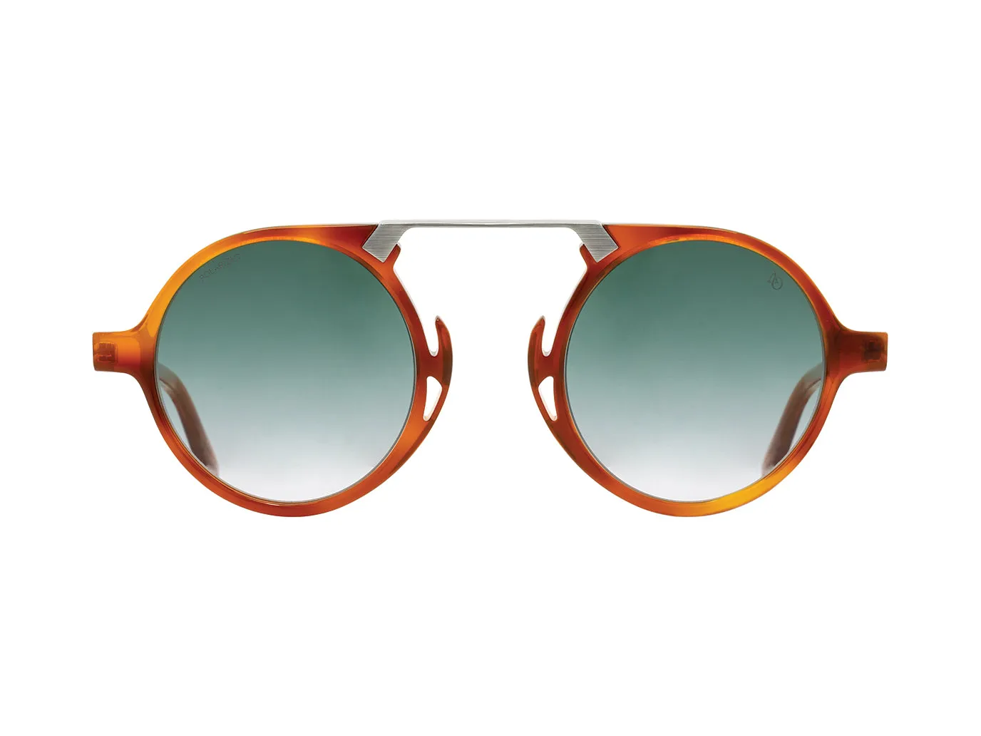 Oxford Havana & Gunmetal Green Gradient Nylon Lens Polarised