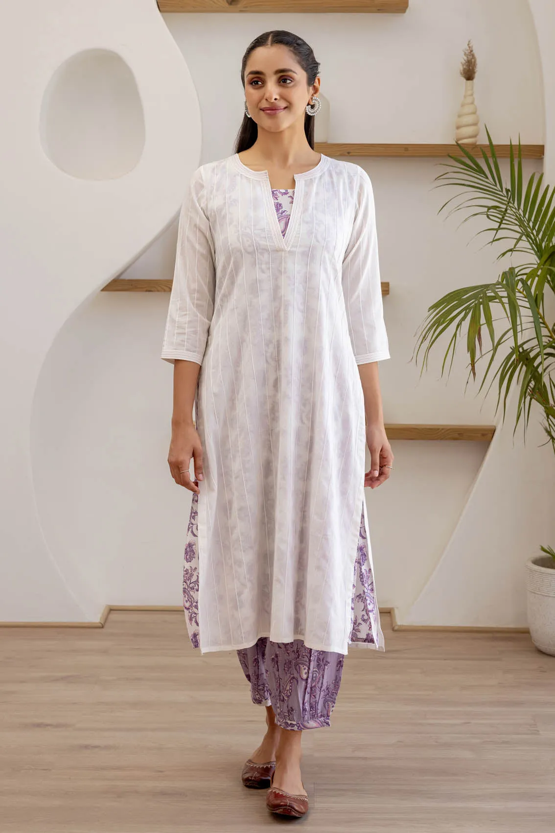 Paisley Layered Kurta