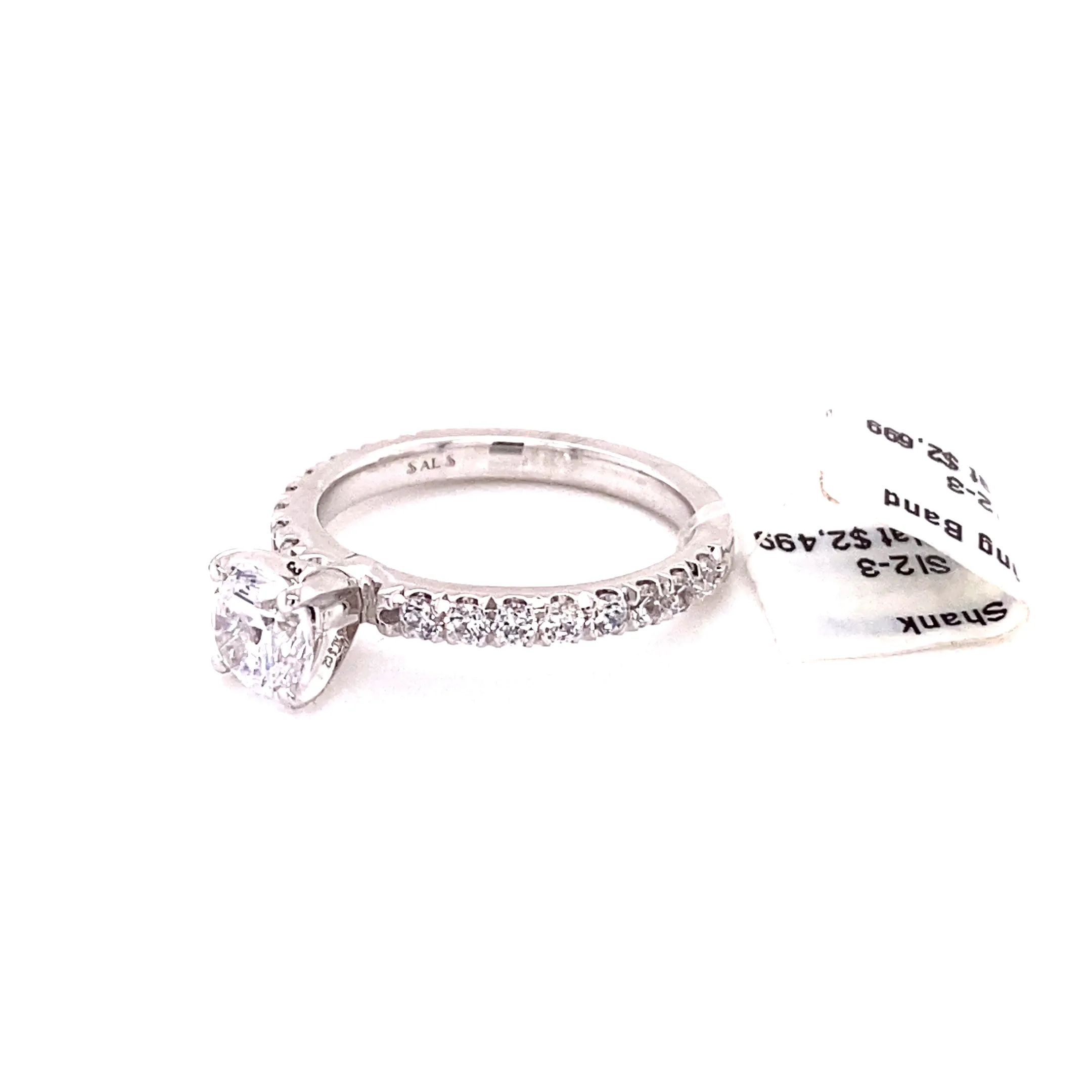 Platinum/Gold Round Diamond Ring (Piece by Piece™)