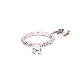 Platinum/Gold Round Diamond Ring (Piece by Piece™)