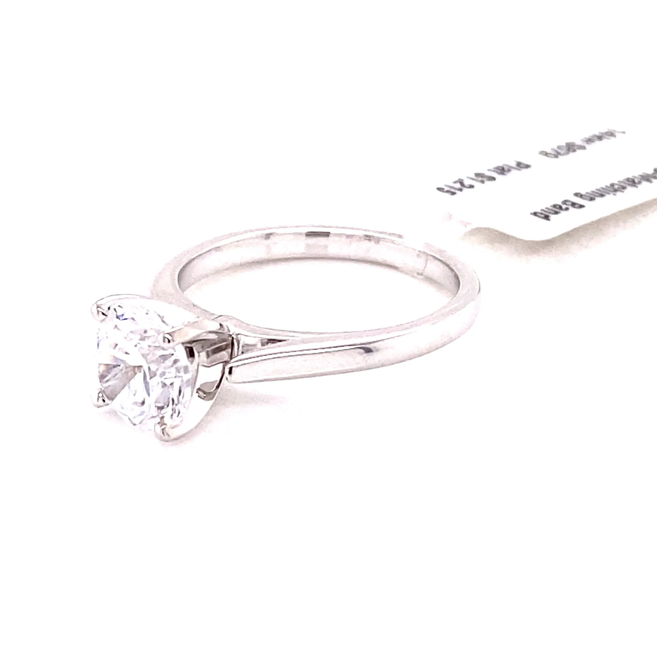 Platinum/Gold Round Diamond Solitaire Ring (Piece by Piece™)