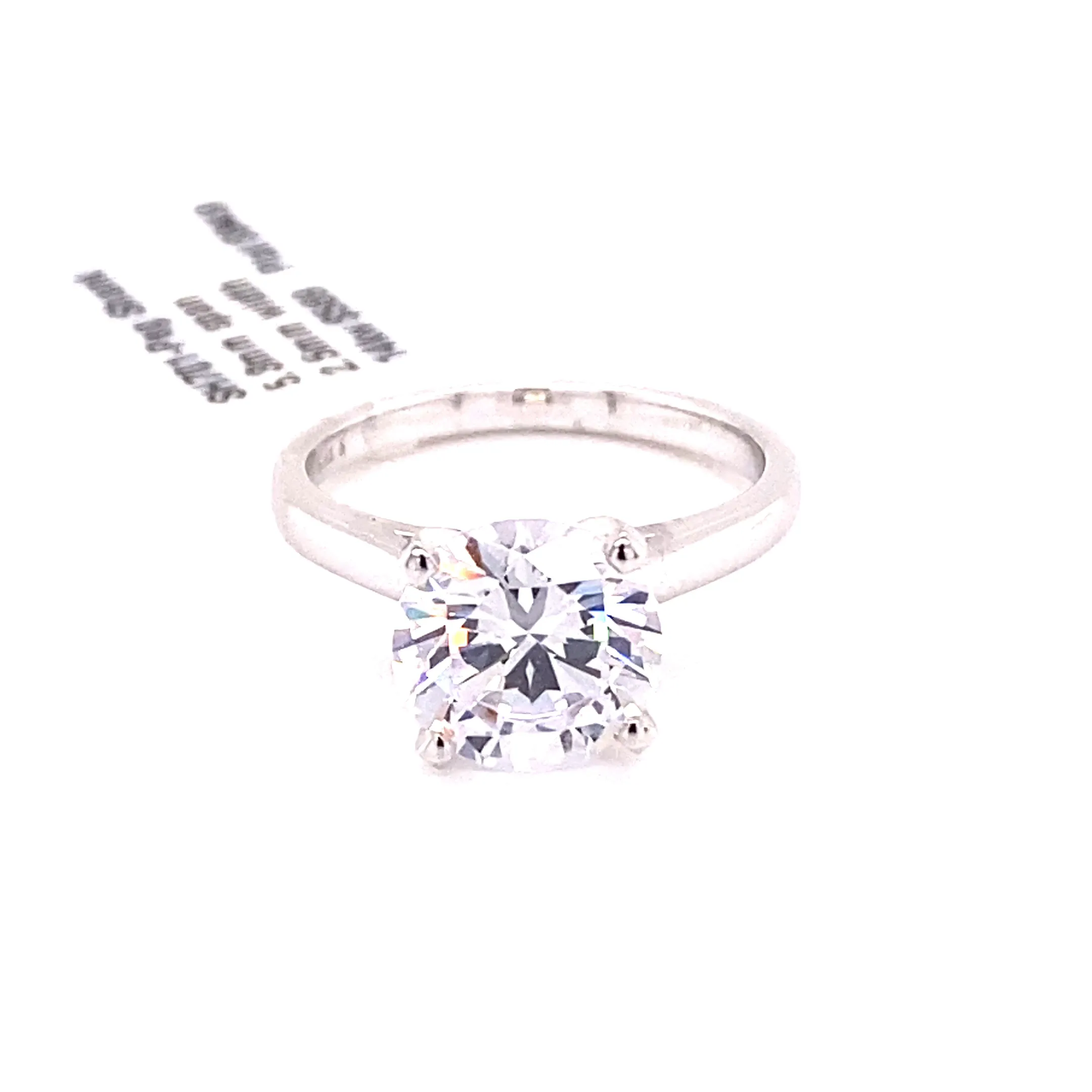 Platinum/Gold Round Diamond Solitaire Ring (Piece by Piece™)