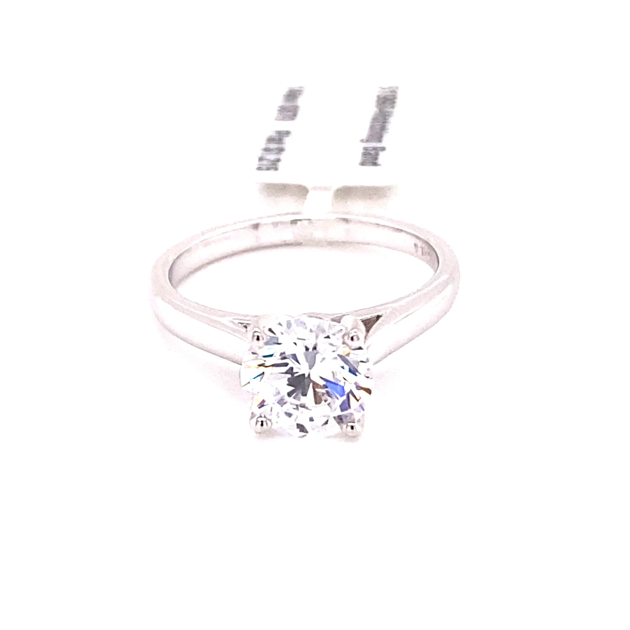 Platinum/Gold Round Diamond Solitaire Ring (Piece by Piece™)