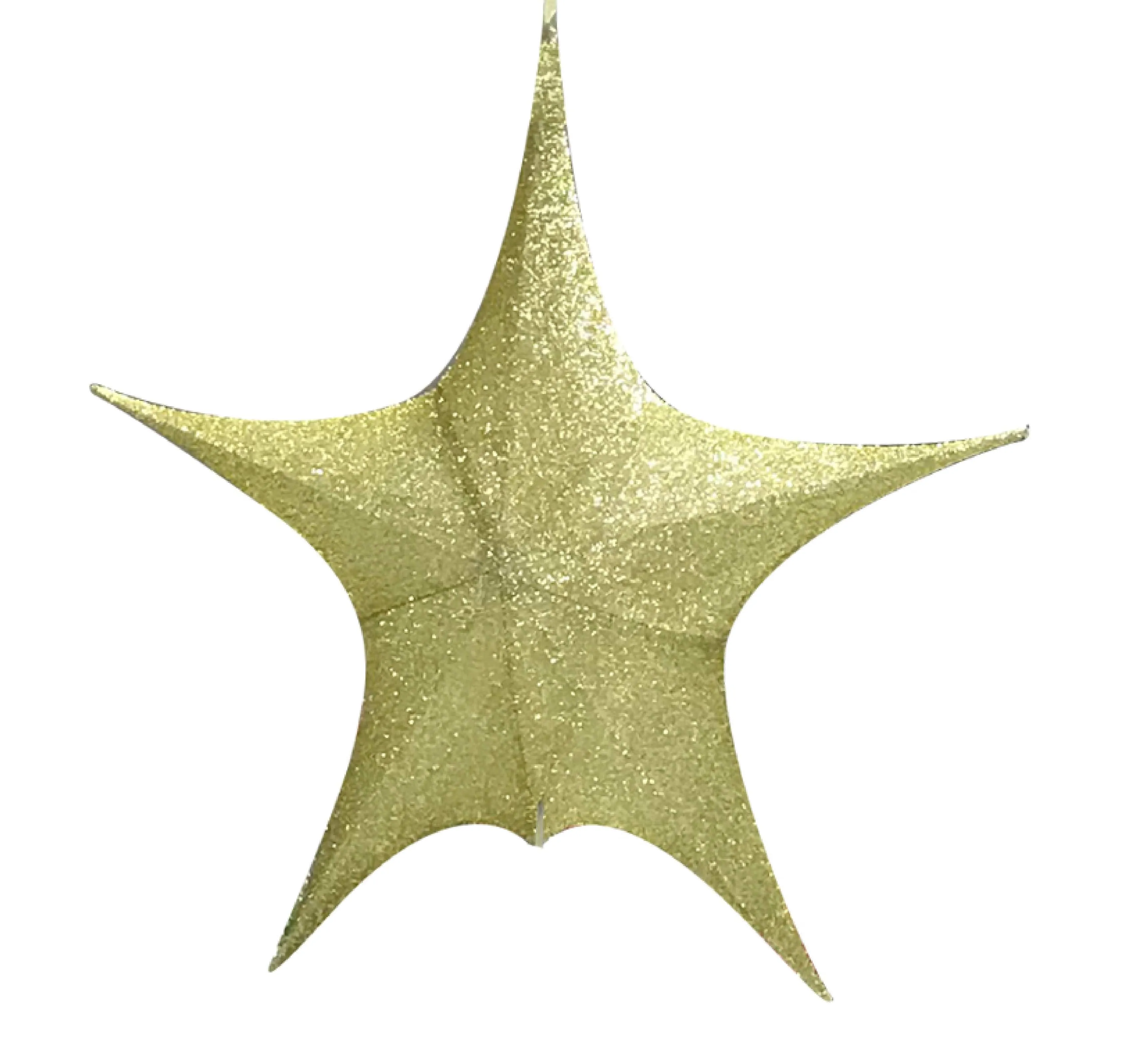 Pop Up Tinsel Star (65cm) 2 ASST