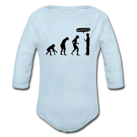 "Stop Following Me" - Baby Long Sleeve One Piece