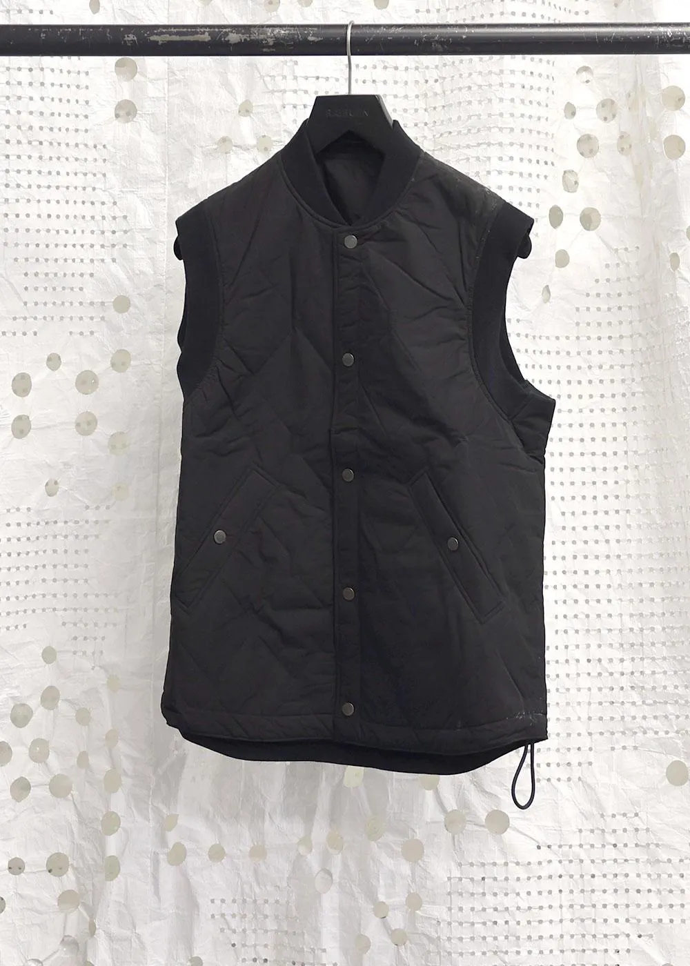 Recycled Nylon Gilet Black