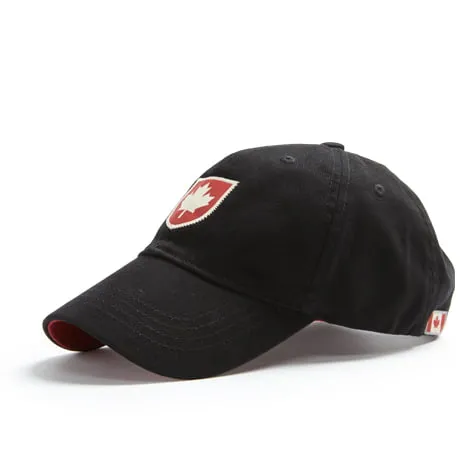 RED CANOE - CANADA SHIELD CAP BLACK