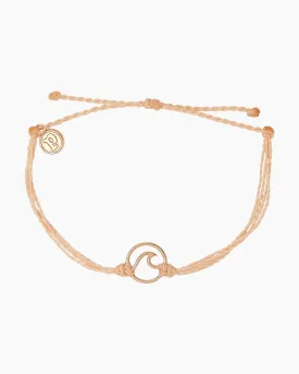 Rose Gold Wave Bracelet