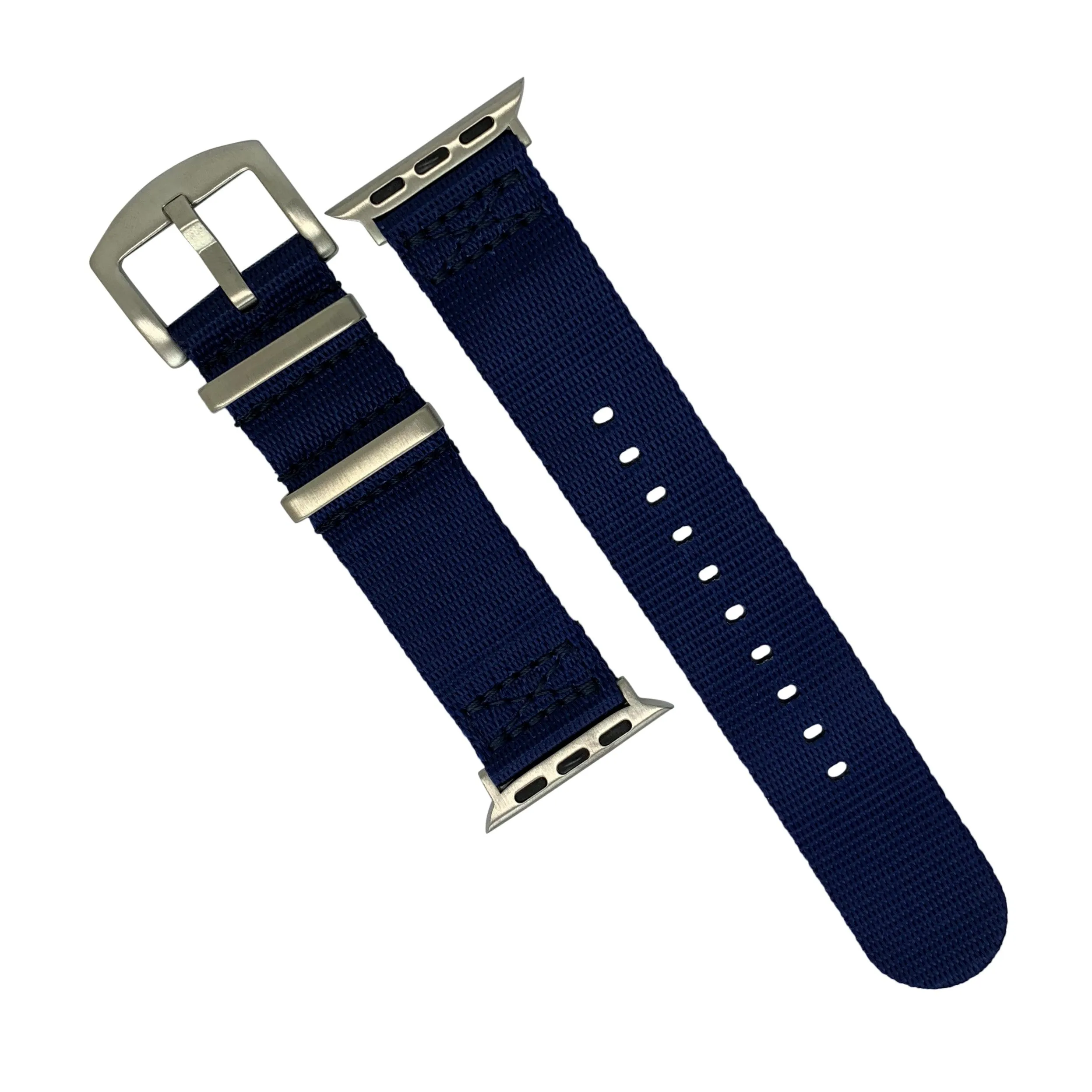 Seat Belt Nato Strap in Navy (Apple Watch)