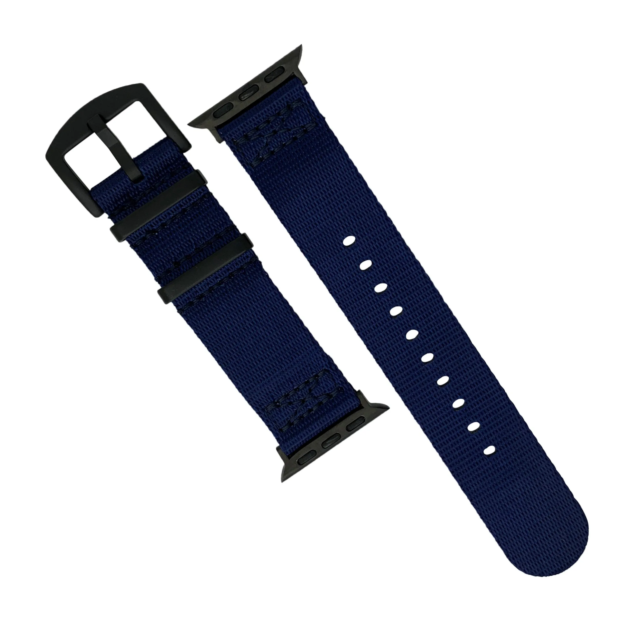 Seat Belt Nato Strap in Navy (Apple Watch)