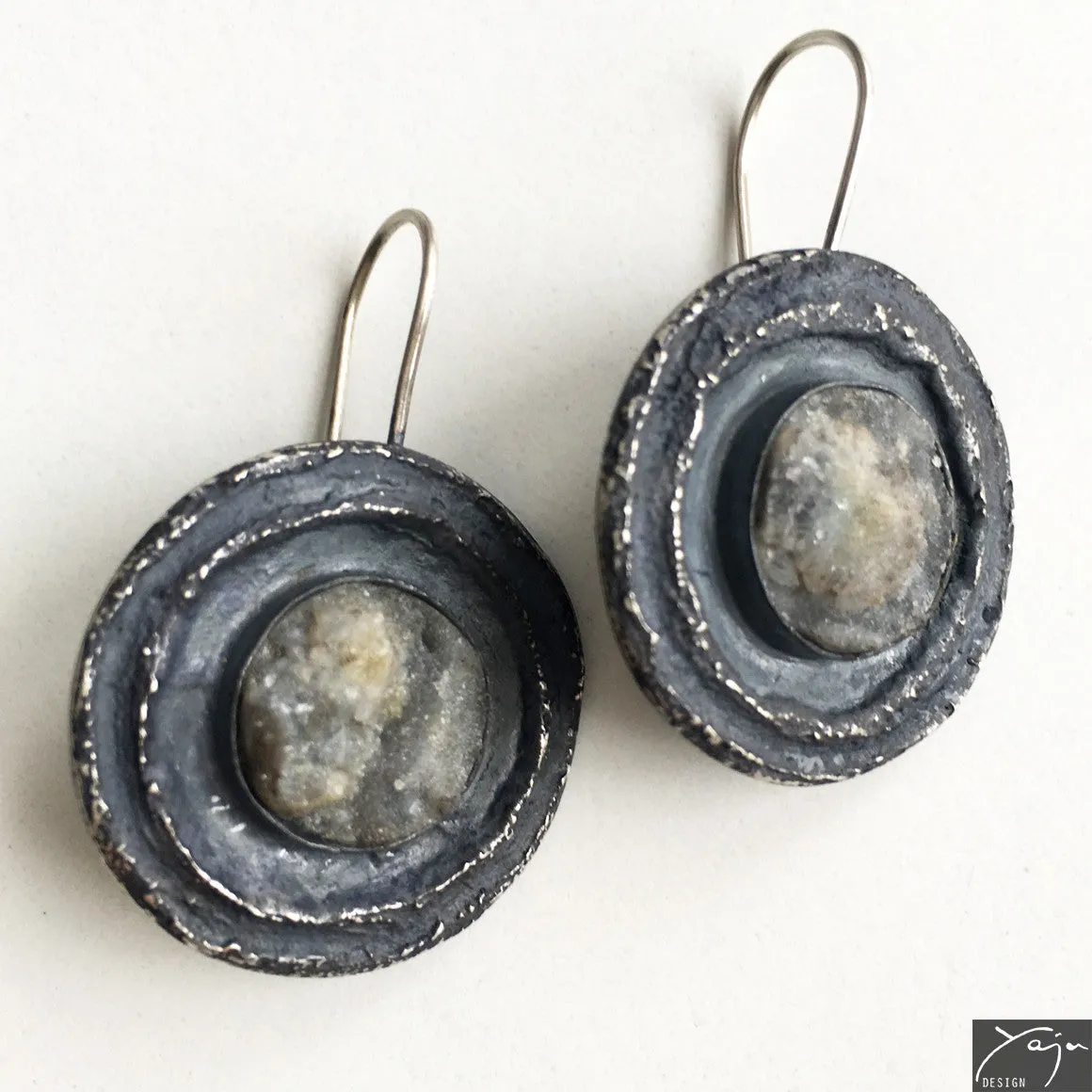 Silver & Chalcedony Earrings No.6