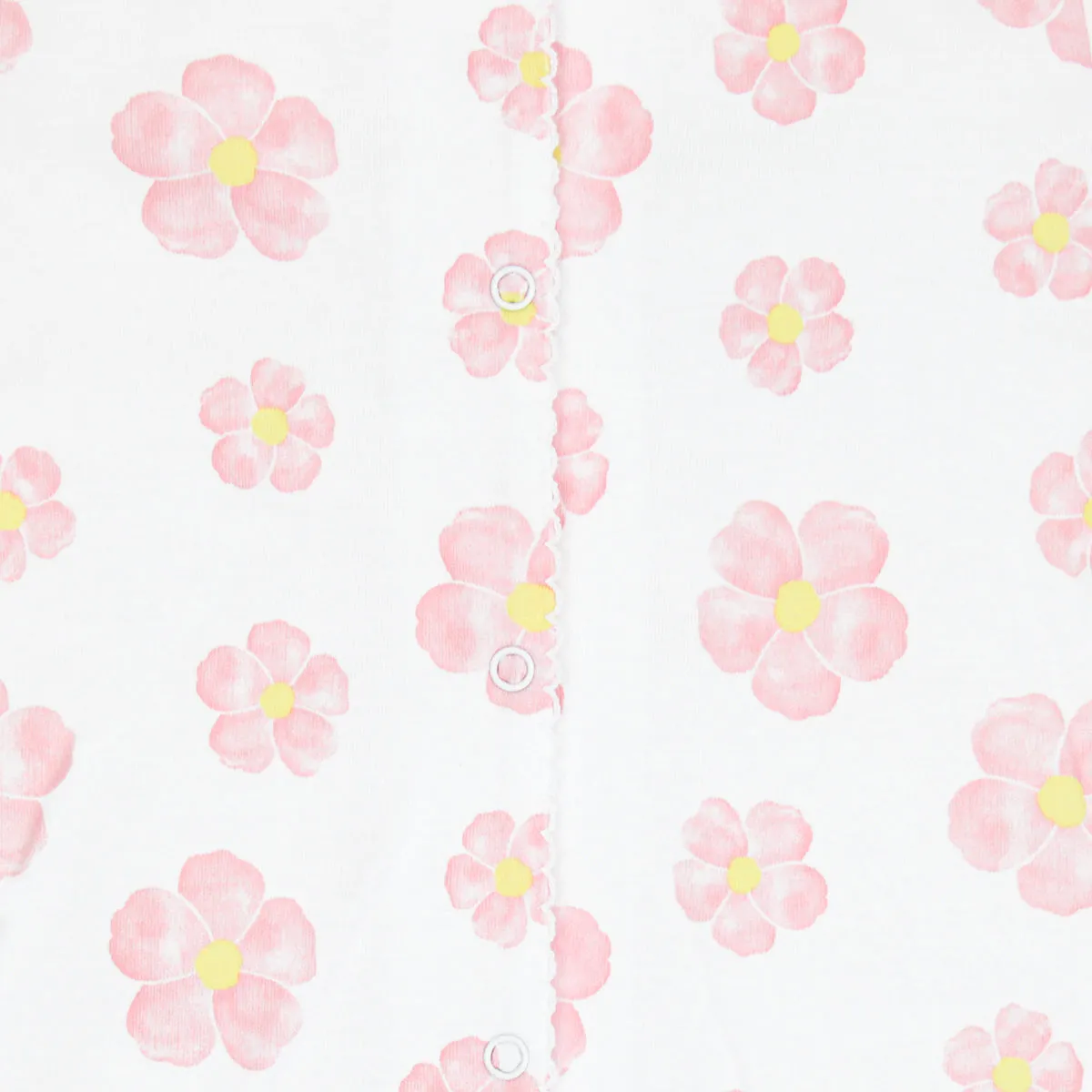 Sweet Flowers Printed Footie | Baby Girl