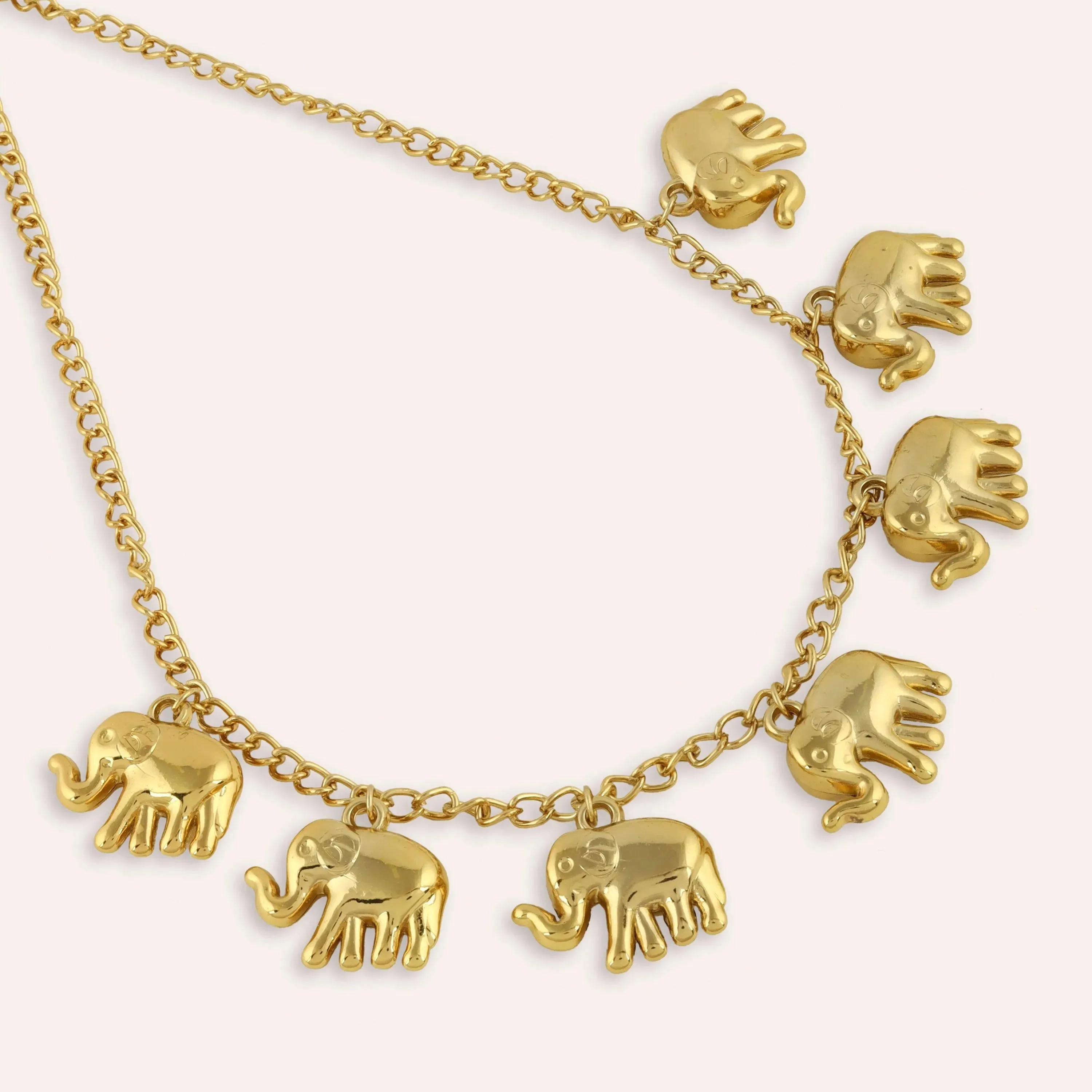 TFC Elecharm Gold Plated Necklace