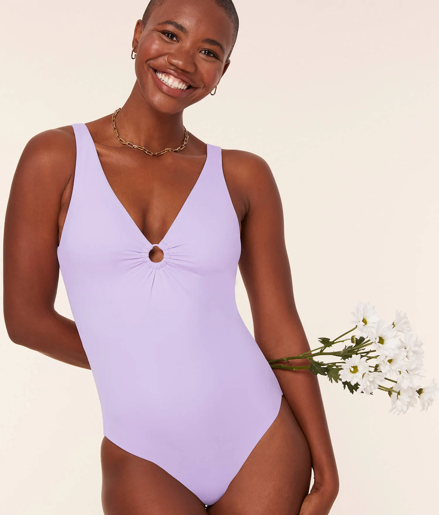 The Bonita One Piece - Eco Nylon - Lavender - Classic