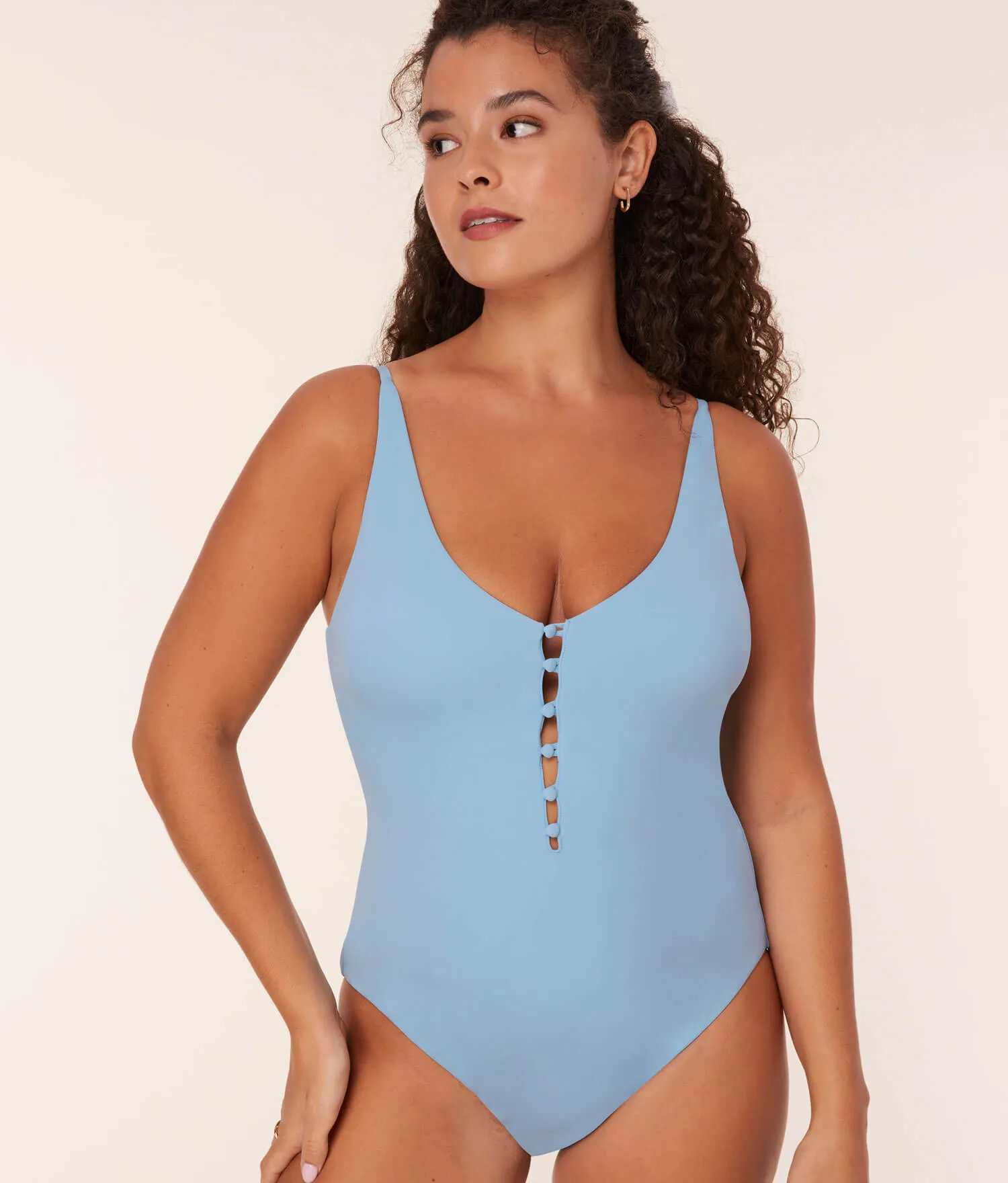 The Milos One Piece - Eco Nylon - Sky - Classic