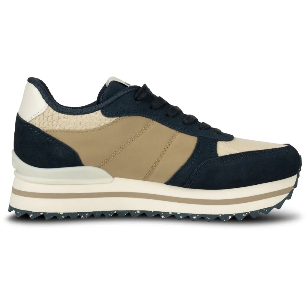 Woden Ronja Plateau - Navy Multi