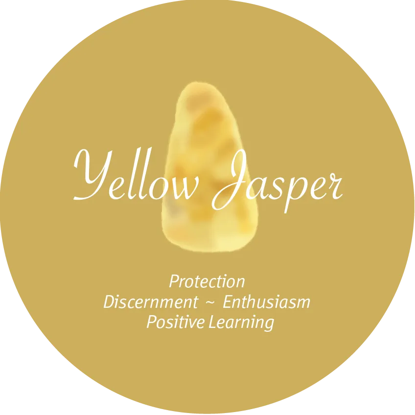 Yellow Jasper Round Crystal Element